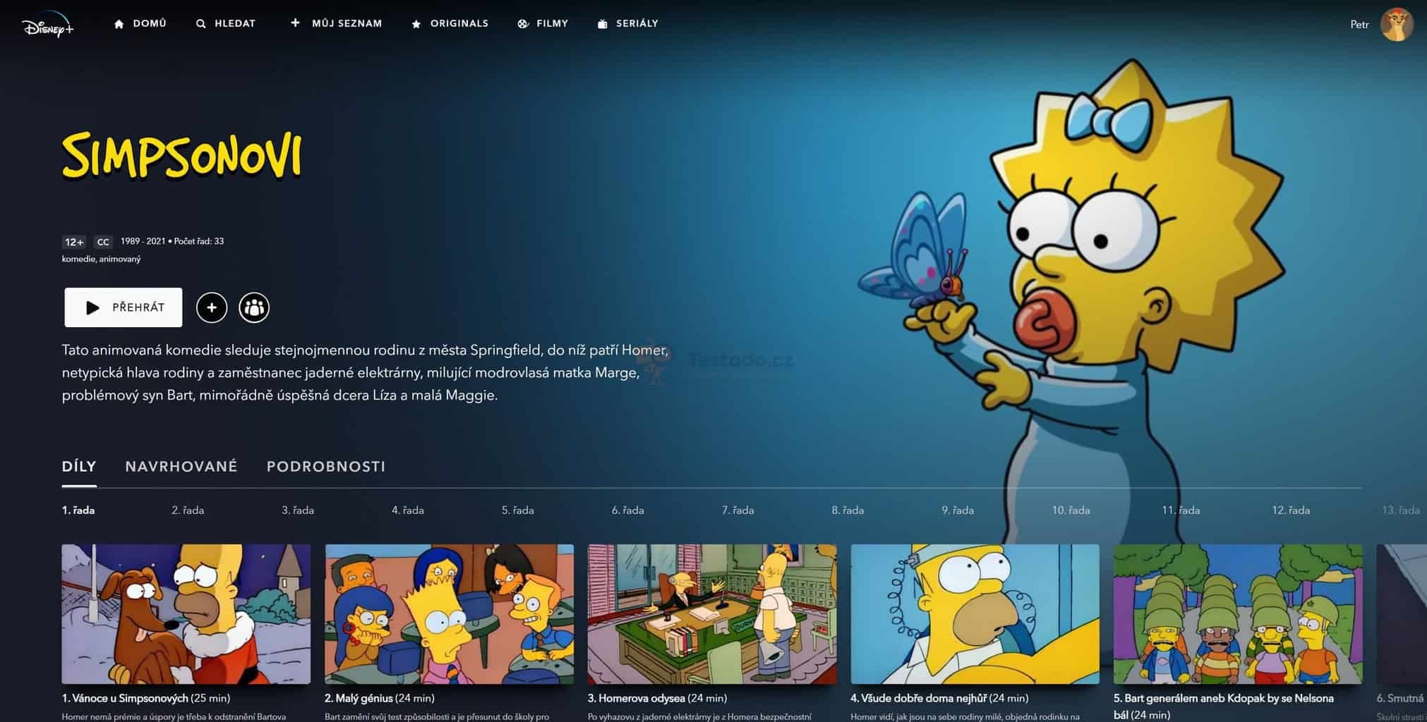 Je Disney+ v češtině?