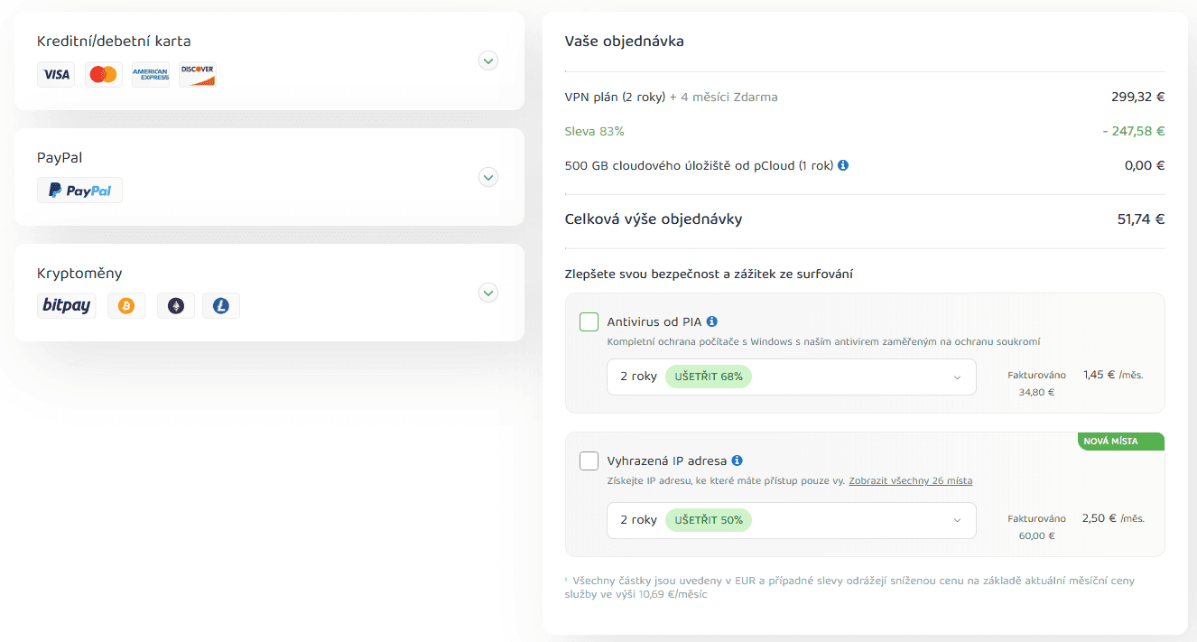 vpn Private Internet Access nákup