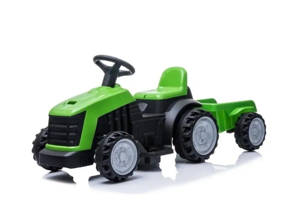 Dětský elektrický traktor s vlečkou: Product review